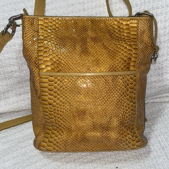 Like new Brighton Snake-Embossed Crossbody Bag - Picture 5 of 15